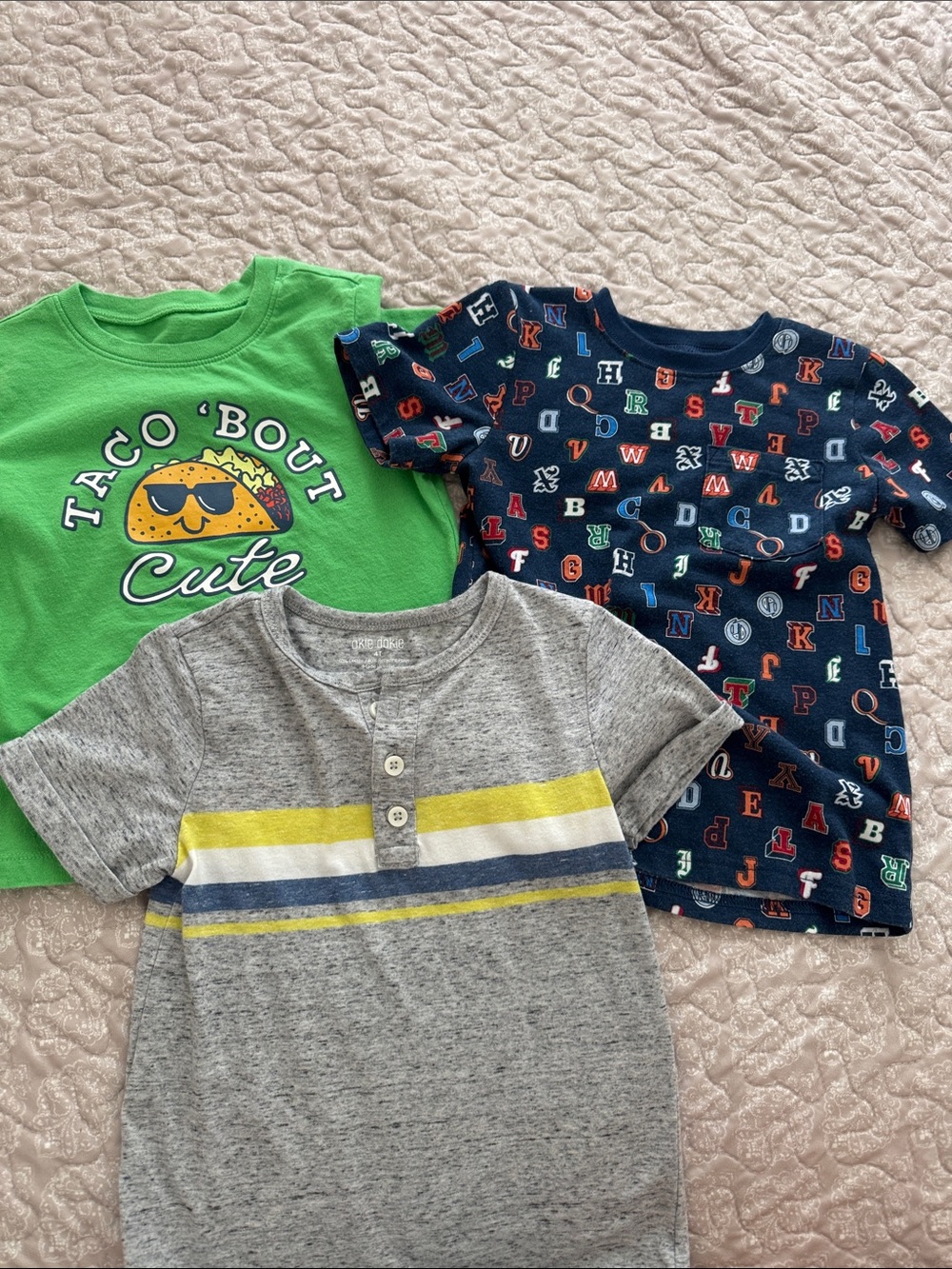 Bundle of 3 shirts Green 'Taco 'Bout Cute' Kids T-Shirt